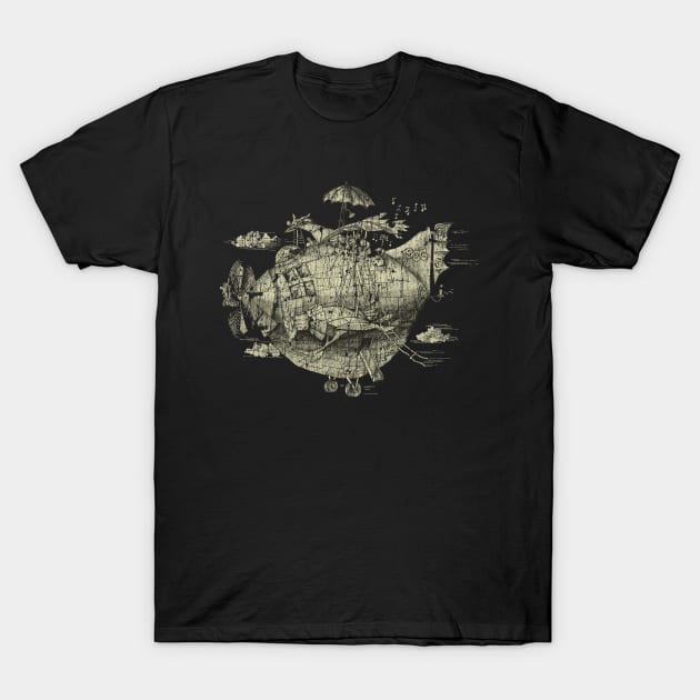 Fantastic Flying Machine 66 T-Shirt by JCD666